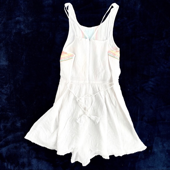 Vitamin A | sunrise embroidered ivory beach romper - Picture 2 of 7